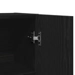 Washing Machine Cabinet 2 pcs Black oak 70.5 x 71.5 x 181.5 cm 3332516