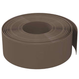 Garden Edging 25 m 20 cm PE Brown 42036853