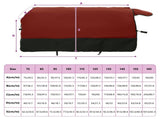 Horse Blanket Bordeaux and Black 125 cm Polyester 42013062