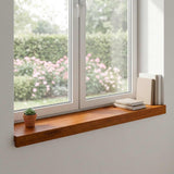Window Sills 2 pcs Brown 90 x 20 x 2 cm Solid Oak Wood 42049978