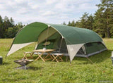 Tunnel Tent with Rainfly Water-Resistant 10-Person Green 42042238