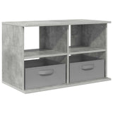 TV stand with Drawer Concrete Grey 79 x 40 x 48 cm 8000463