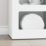 Sideboard White 40 x 35 x 100.5 cm Engineered Wood 891294