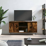 ZNTS TV Cabinet Smoked Oak 104x35x50 cm Engineered Wood 827017