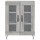 Sideboard Grey Sonoma 69.5x34x90 cm Engineered Wood 827786