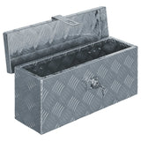 ZNTS Aluminium Box 48.5x14x20 cm Silver 142935