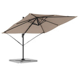 Roma Parasol Taupe 286 x 284 x 265 cm Aluminium and Polyester 42003338