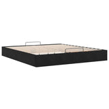 Ottoman Bed Frame No Mattress Black 200x200 cm Velvet 3310987