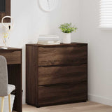 Storage Cabinet Brown Oak 80 x 31 x 81 cm Engineered Wood 888854