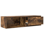 ZNTS TV Cabinet Smoked Oak 100x31x25.5 cm Engineered Wood 861480