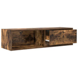 ZNTS TV Cabinet Smoked Oak 100x31x25.5 cm Engineered Wood 861480