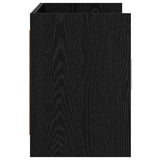 TV Cabinet 102 x 33 x 47 cm Black Oak Engineered Wood 8011164