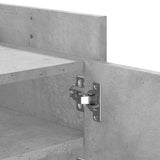 TV Cabinet Concrete Grey 100x35x40 cm Engineered Wood 848377