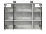 Bathroom Mirror Cabinet Concrete Grey 63.5 x 16 x 62.5 cm 889162