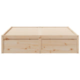 Bed Frame without Mattress 160x200 cm Solid Wood Pine 3282369
