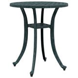 Garden Table Green 48x53 cm Cast Aluminium 4002826
