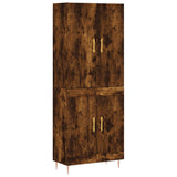 Highboard Smoked Oak 69,5x34x180 cm Engineered Wood 3195784