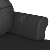 Chesterfield Bench Black 120.5 x 65 x 75 cm Faux Leather 42019284