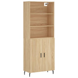 Highboard Sonoma Oak 69.5x34x180 cm Engineered Wood 3189272