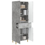 Cabinet Set 2 pcs Concrete Grey Engineered Wood 3416748