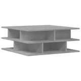 ZNTS Coffee Table Concrete Grey 70x70x29 cm Engineered Wood 840747