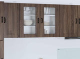 Dishwasher Panel Kalmar Brown Oak 40 x 31 x 80 cm 884648