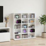 CD Cabinet White 96 x 23.5 x 97.5 cm Engineered Wood 8012666