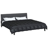 Winter Duvet 200 x 200 cm 450 gsm Black 42025851