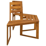 Tree Bench 2 pcs 160 x 140 x 86 cm Solid Acacia Wood Natural 3428163