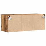 TV Cabinet Set 2 pcs Old wood 80 x 30 x 30 cm Engineered Wood 862201
