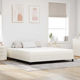 Bed Mattress with Mattress Cream 180 x 200 cm Fabric 42008303