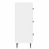 Drawer Cabinet High Gloss White 33 x 34.5 x 89.5 cm 894849