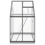 ZNTS Greenhouse with Base Frame Anthracite 169x114x202 cm Aluminium 4005827