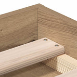 Bed Frame without Mattress Artisan Oak 200x200cm Engineered Wood 3328870