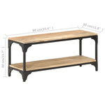 ZNTS Coffee Table 90x30x40 cm Solid Mango Wood 320258
