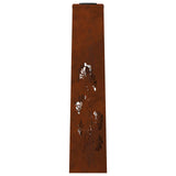Solar LED Pathway Light 2 pcs Rusty Weathering Steel 879764
