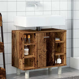 Bathroom Cabinet Old Wood 60x32x53.5 cm Engineered Wood 856144