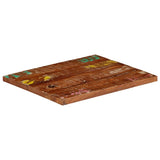 Table Top 60x50x2.5 cm Rectangular Solid Wood Reclaimed 371045