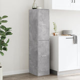 Apothecary Cabinet Concrete Grey 30x41x144.5 cm Engineered Wood 855172
