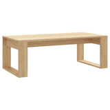Coffee Table Sonoma Oak 102x50x35 cm Engineered Wood 823361