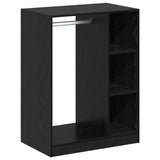 Wardrobe with Shelf with Storage Black Oak 77 x 48 x 102 cm 879644