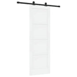 Sliding Door ORKDAL White 73.5 x 211 cm Solid Pine Wood 3333441