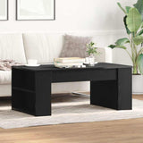 Coffee Table Black Oak 102 x 55 x 42 cm Engineered Wood 862495