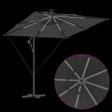 Umbrella Anthracite 249 x 249 x 250 cm Polyester and Aluminium 42003401