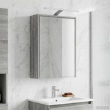 Bathroom Mirror Cabinet Grey Sonoma 43 x 16 x 62.5 cm 889148