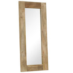 ZNTS Mirror Solid Mango Wood 50x110 cm 246303