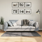 ZNTS Rug HUARTE Short Pile Soft and Washable Anthracite 80x150 cm 374995