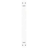 Dining Table Legs V-Shape 2 pcs White 80x cm Steel 4012649