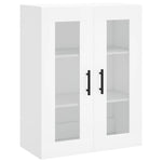 Highboard White 69.5x34x180 cm Engineered Wood 3198553