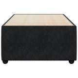 Bed Frame without Mattress Black 80x200 cm Velvet 3284972